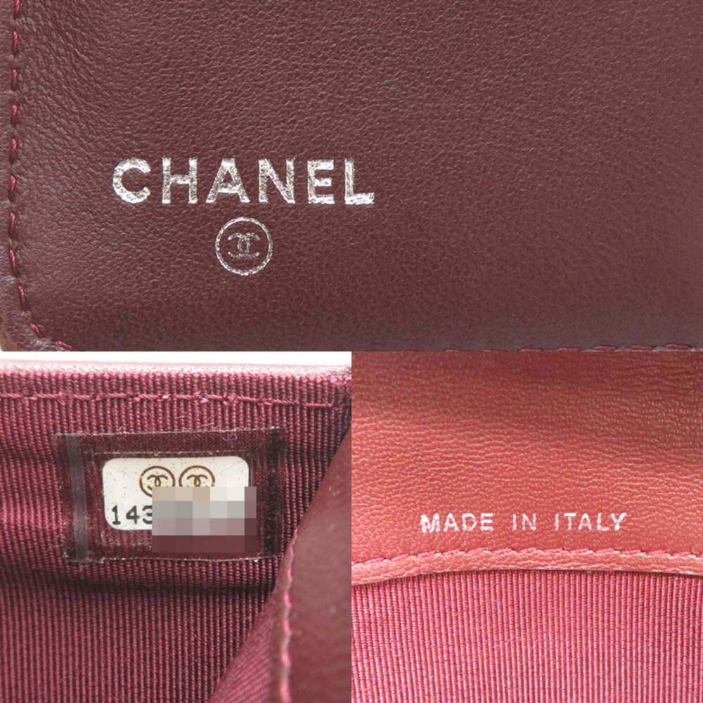 CHANEL Black Lambskin Leather Wallet - Picture 8 of 10